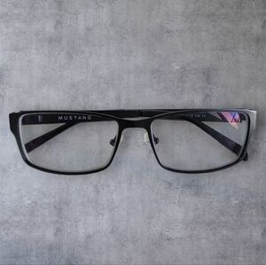 Mustang 1905 Designer Frames In Raven Black R -3.25 L -2.50